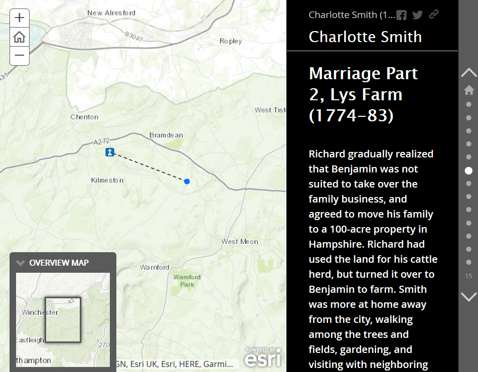 Charlotte Smith Story Map